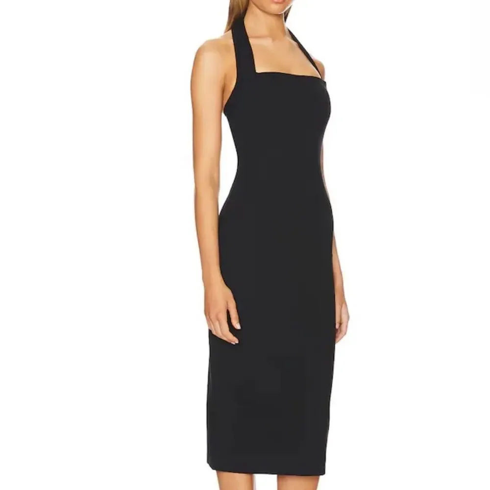 House of Harlow 1960 Black Midi Dress